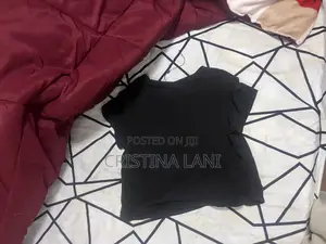 Black Top With Drawings