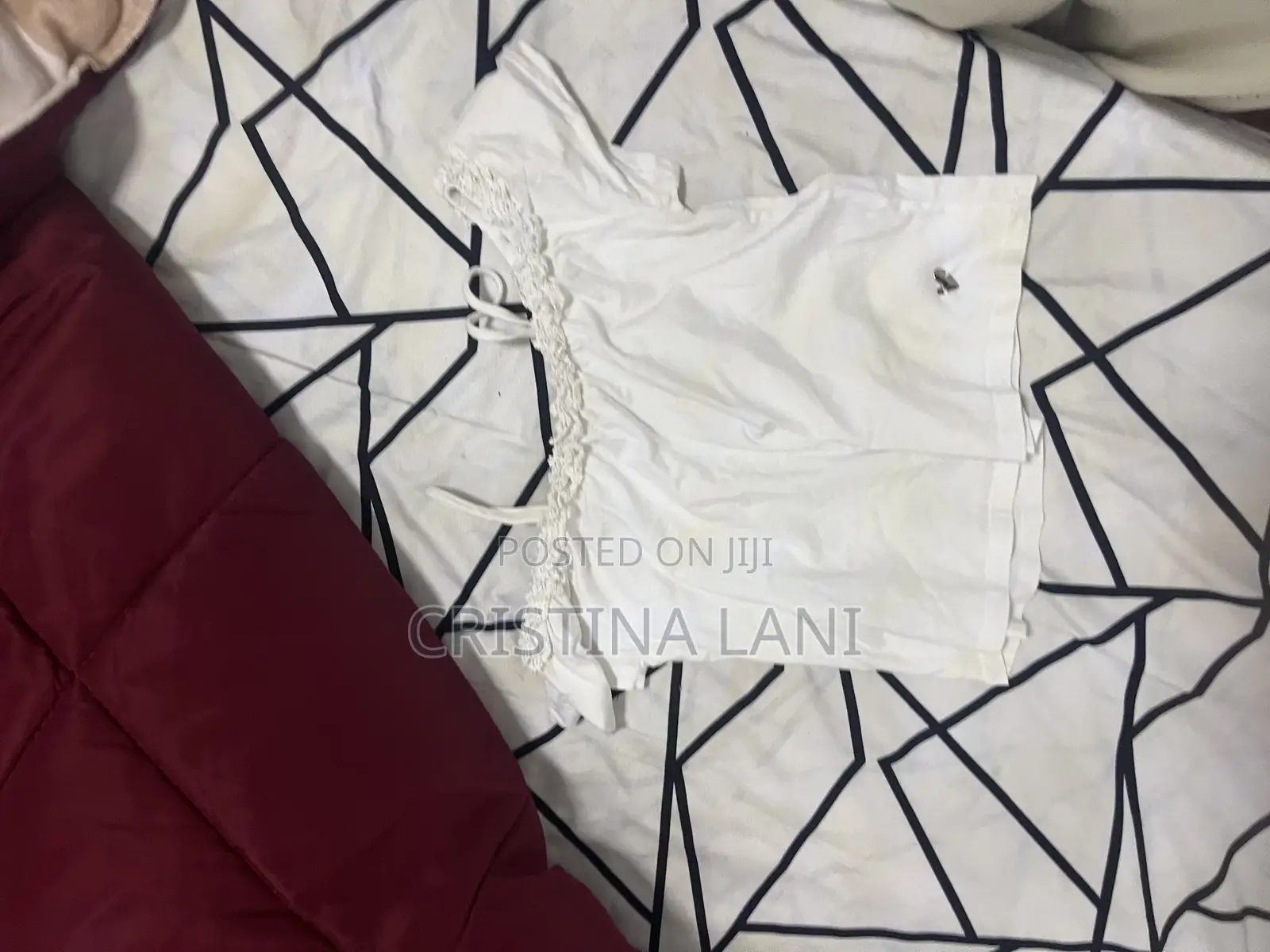 White Off Shoulder Top
