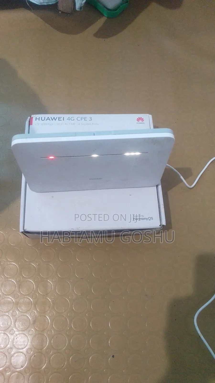Huawei 4g Cpe 3 Wireless Router 64 በላይ Device ማስጠቀም የሚችል