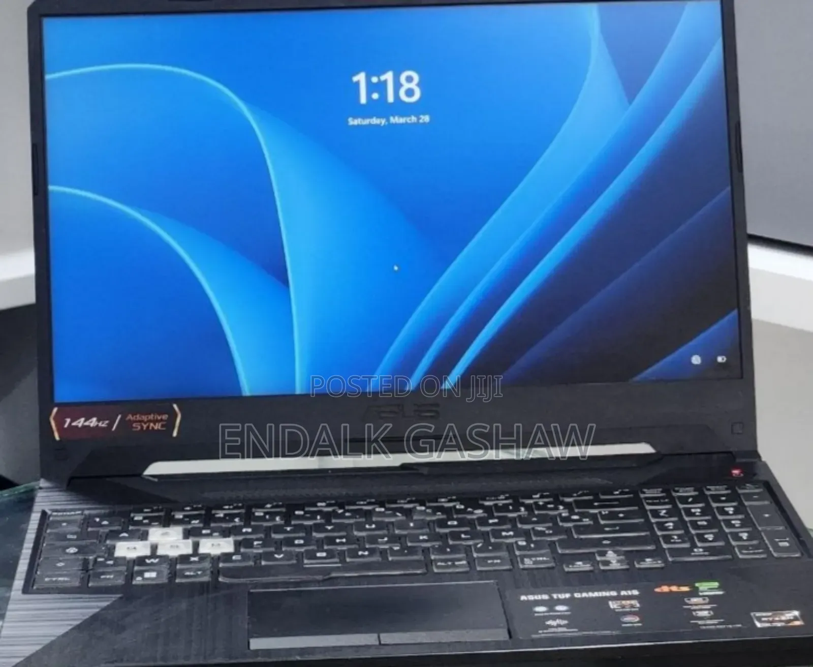 New Laptop Asus TUF Gaming A15 16GB AMD Ryzen 5 SSD 512GB