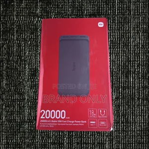 Long-Lasting 20,000mah Redmi Fast Charge Bank