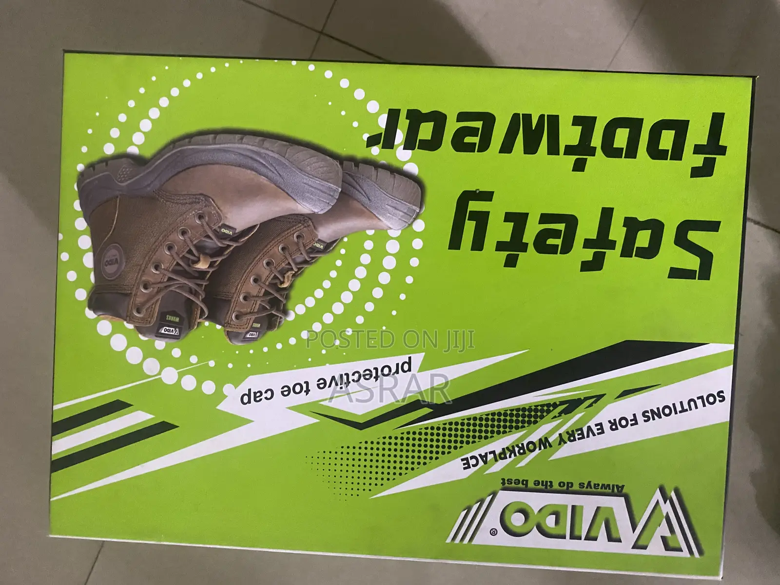 Vido ሴፍቲ ቡት ጫማ – Steel Toe ያለው ጠንካራ የስራ ጫማ (ሁሉም ሳይዝ አለ)