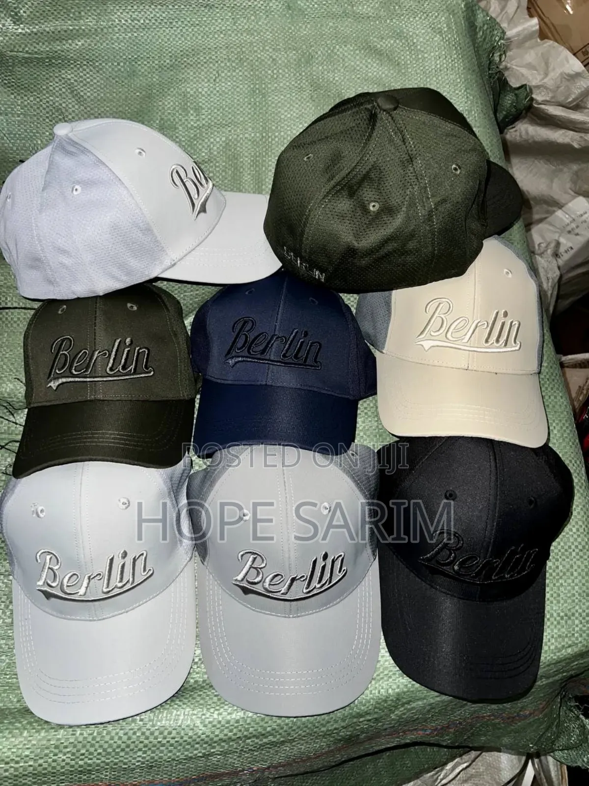 Stylish "Berlin" Baseball Caps
