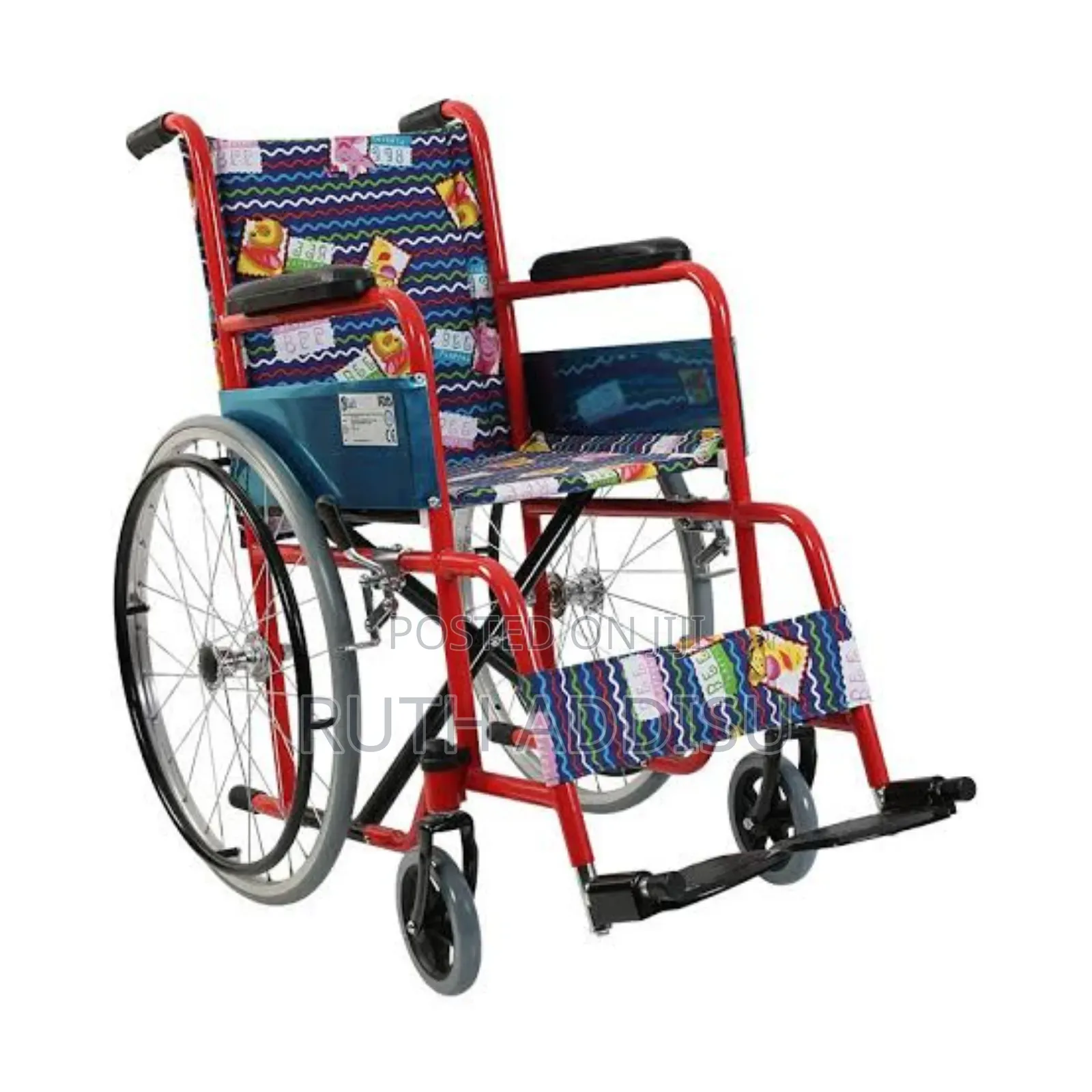 Stainles Steel Pediatric Wheelchair for Disable Children Wheelch የልጆች