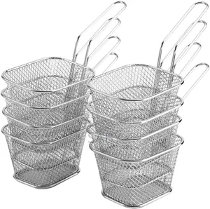 French Fries Stainless Steel Mini Basket