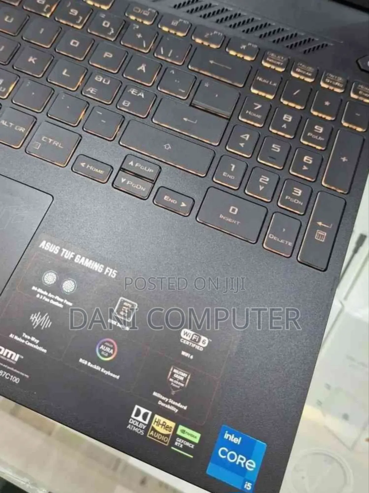 New Laptop Asus TUF Gaming A15 16GB Intel Core i5 SSD 512GB