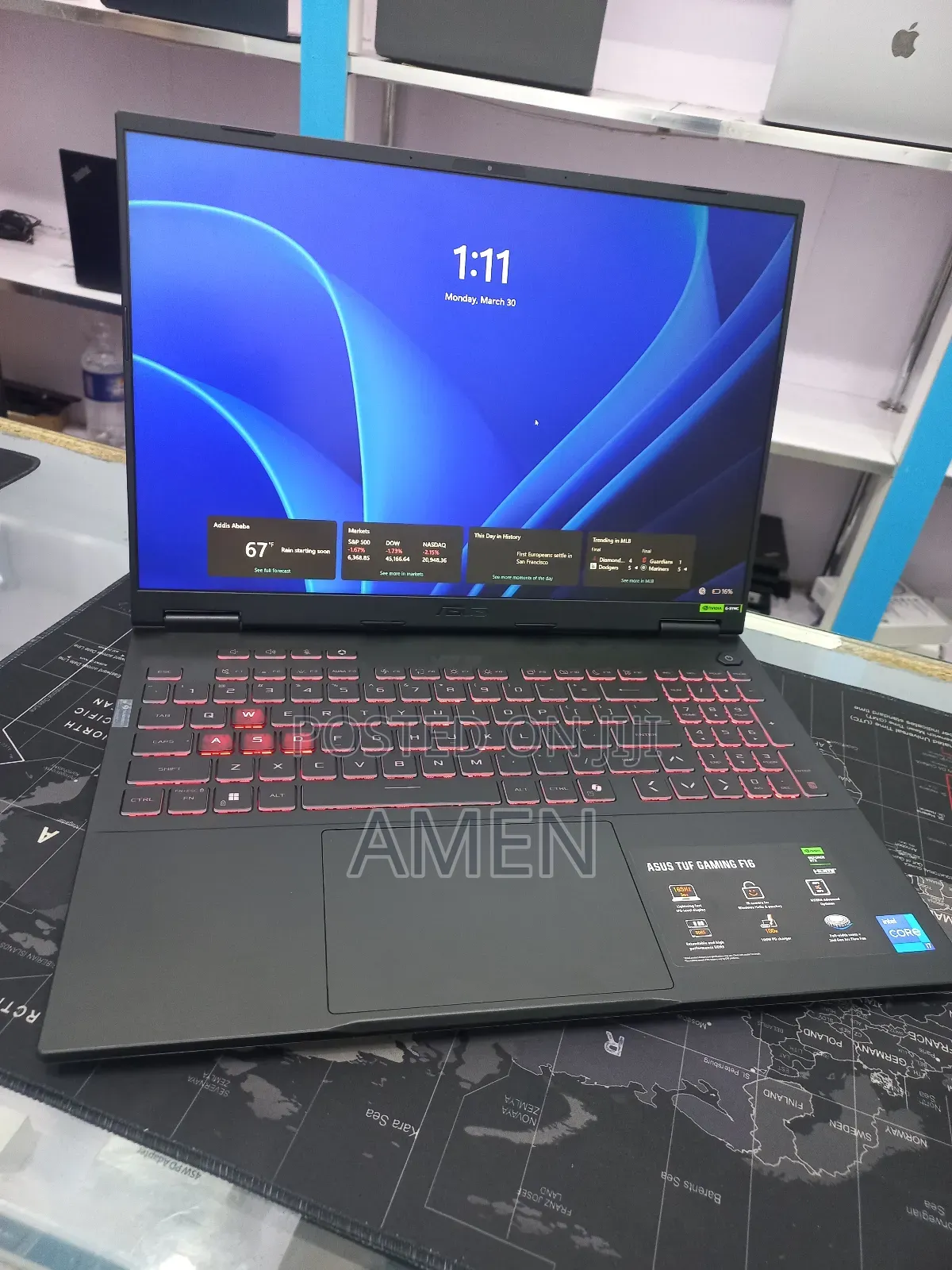New Laptop Asus TUF Gaming A15 32GB Intel Core i7 SSD 1T