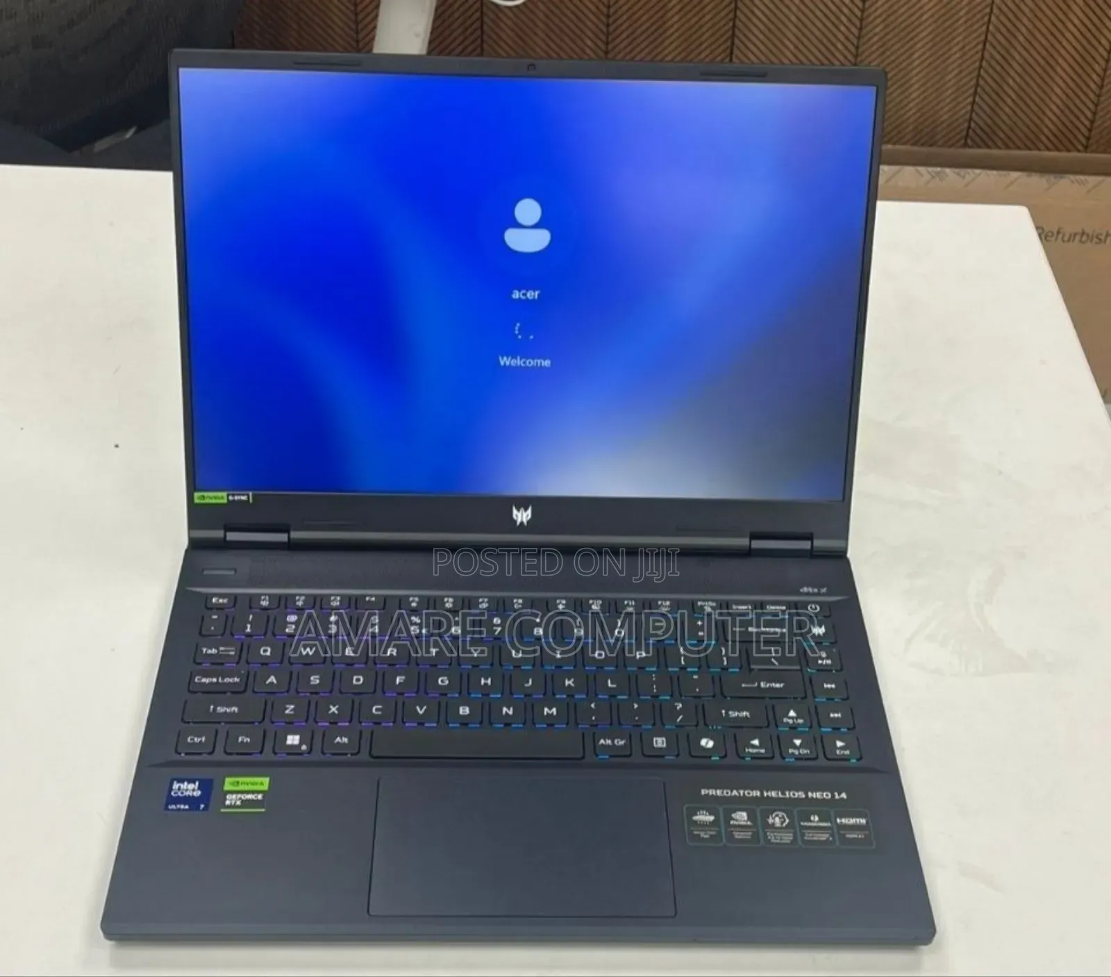 New Laptop Acer Predator Helios Neo 16 16GB Intel Core Ultra 7 SSD 1T