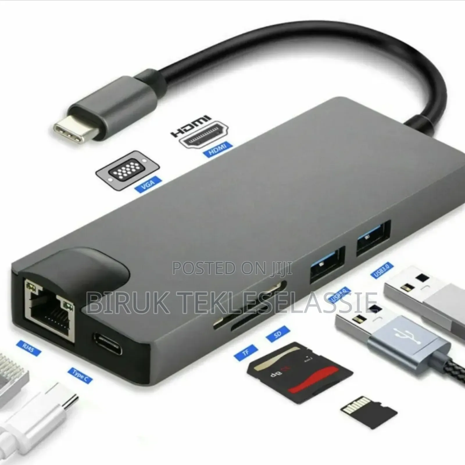 Miicam Usb-c Multi-port Hub 8 In 1