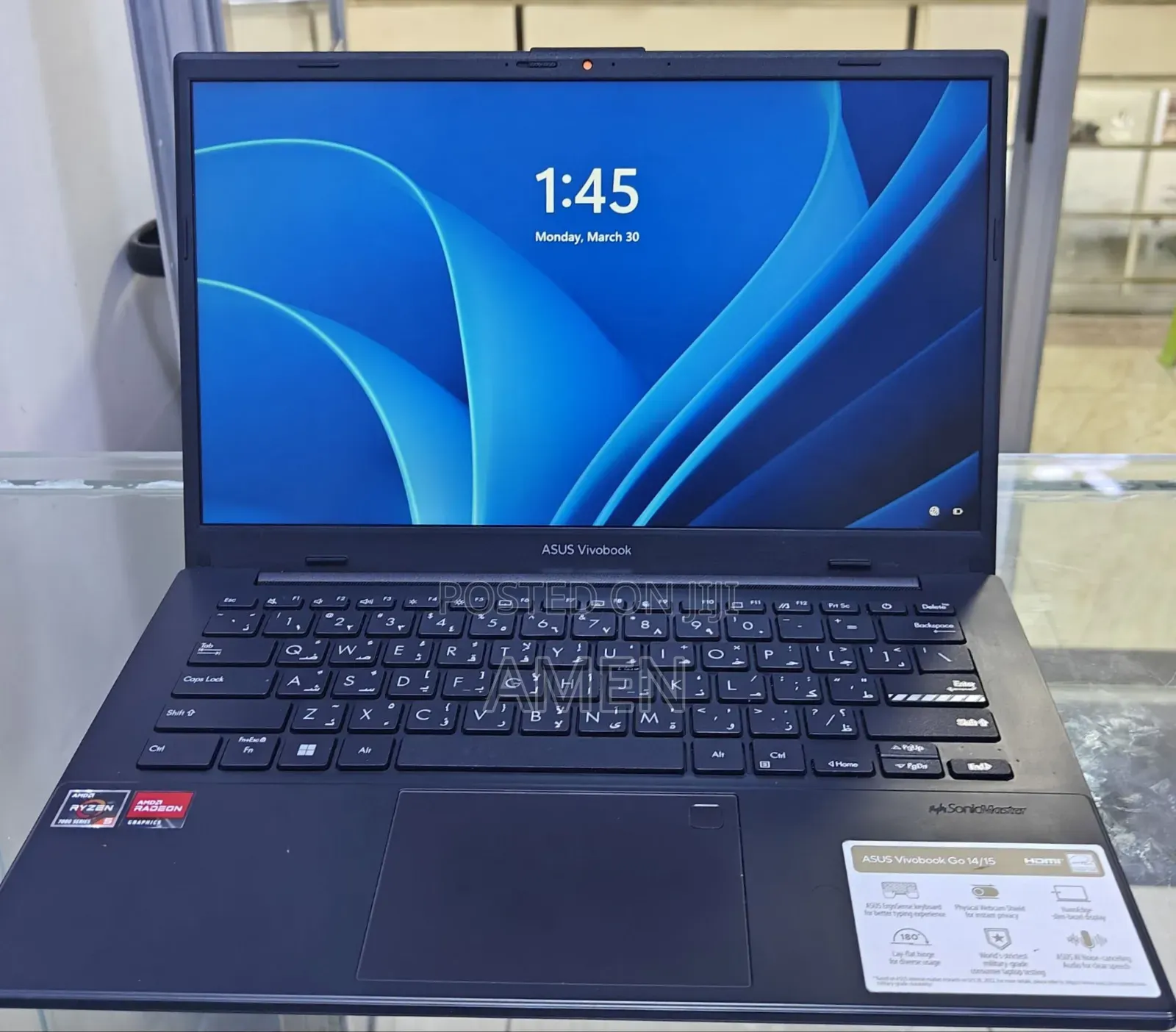 New Laptop Asus Vivobook 16 8GB AMD Ryzen 5 SSD 512GB