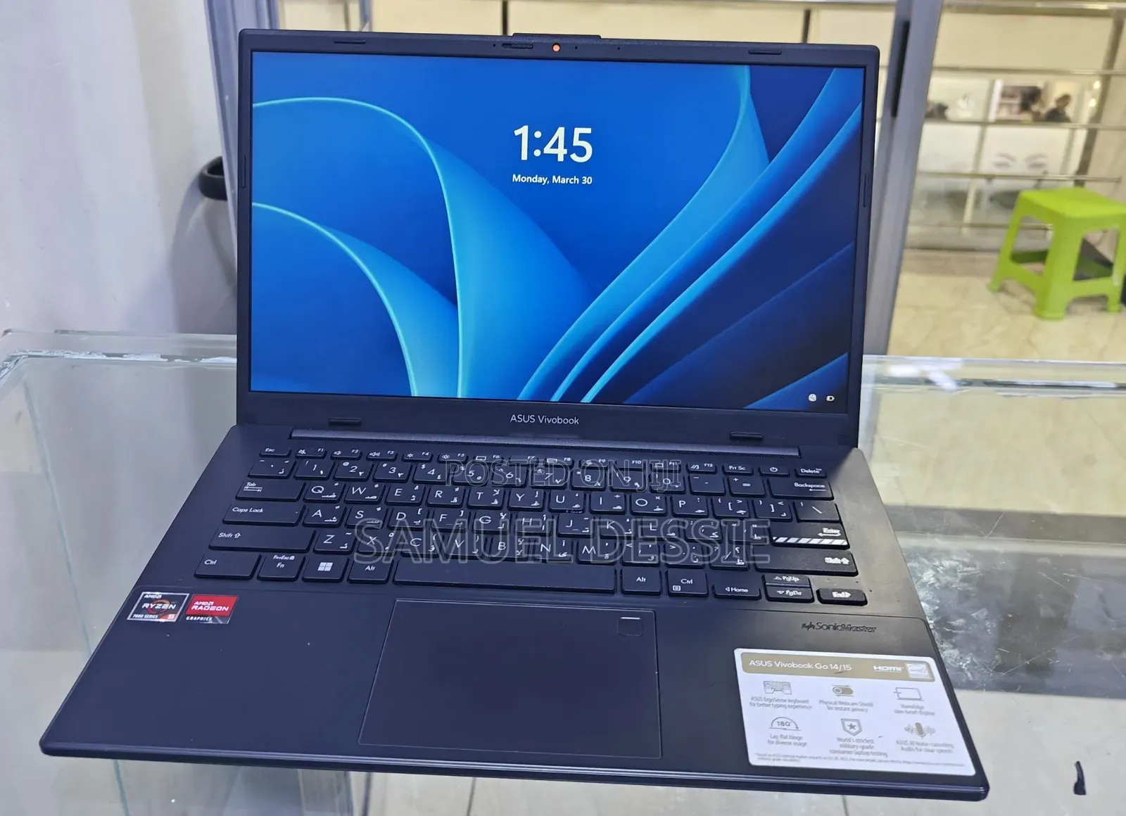 New Laptop Asus VivoBook 15 X540NA 8GB AMD Ryzen 5 SSD 512GB