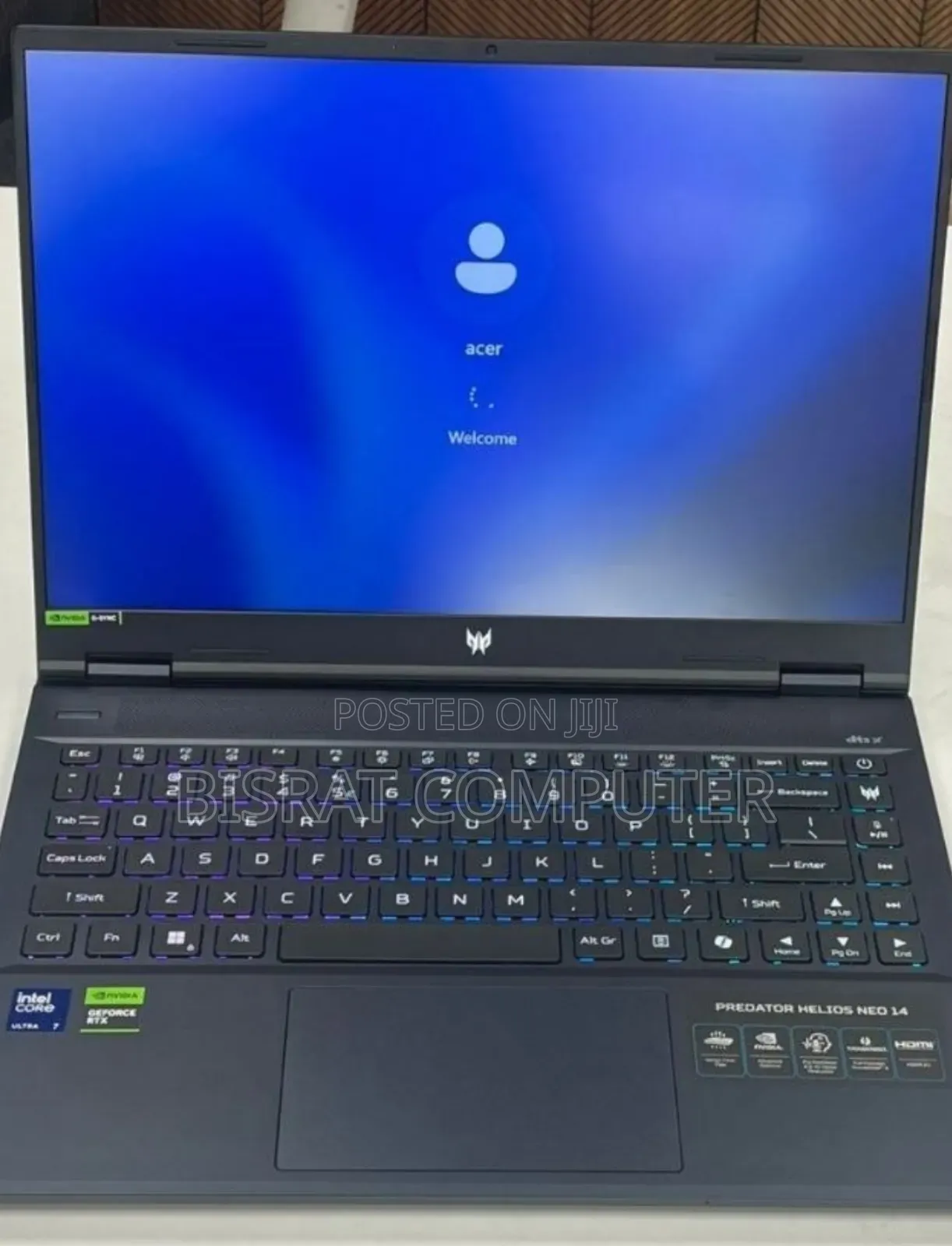 New Laptop Acer Predator Helios 300 16GB Intel Core Ultra 7 SSD 1T