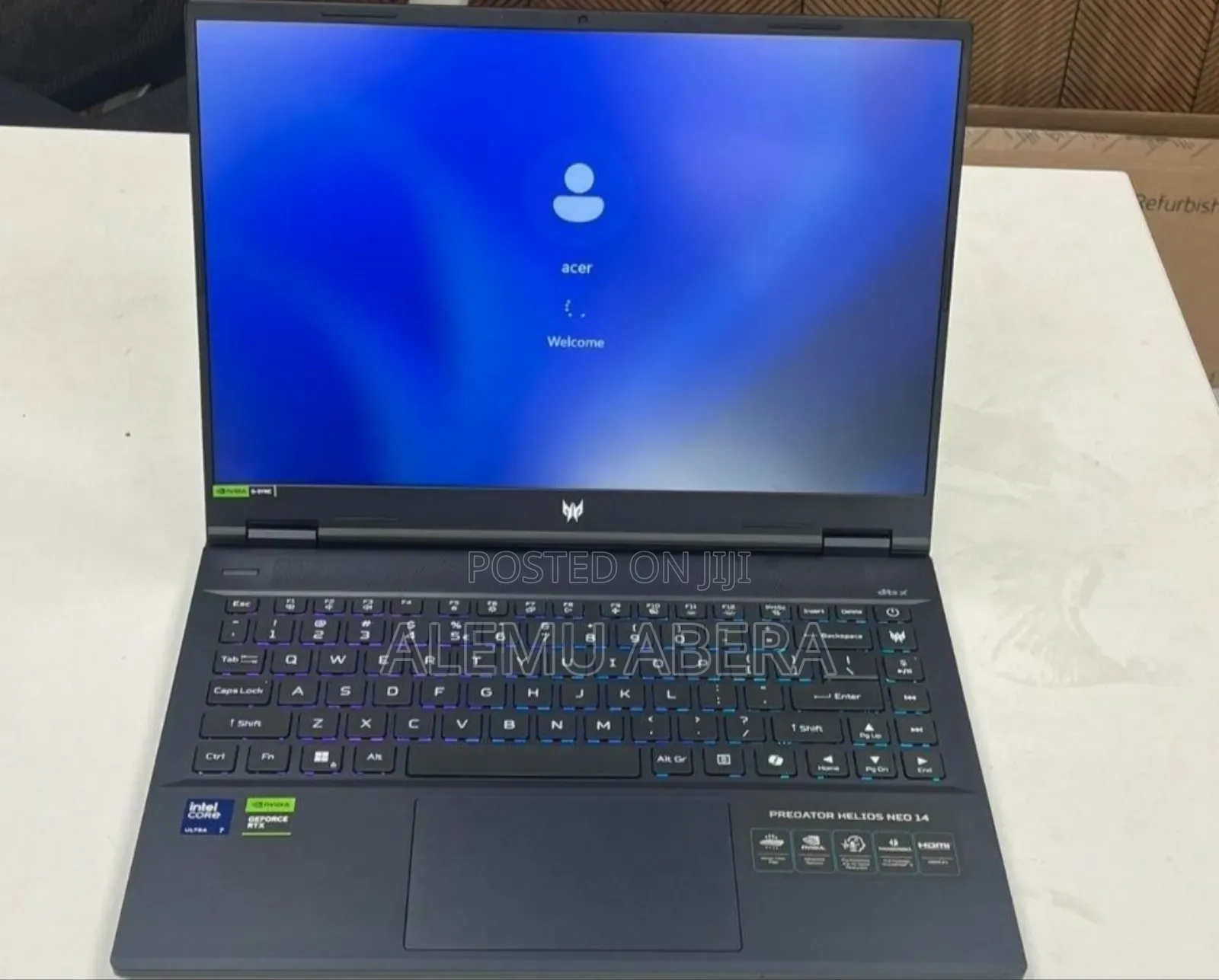 New Laptop Acer Predator Helios Neo 14 16GB Intel Core Ultra 7 SSD 1T