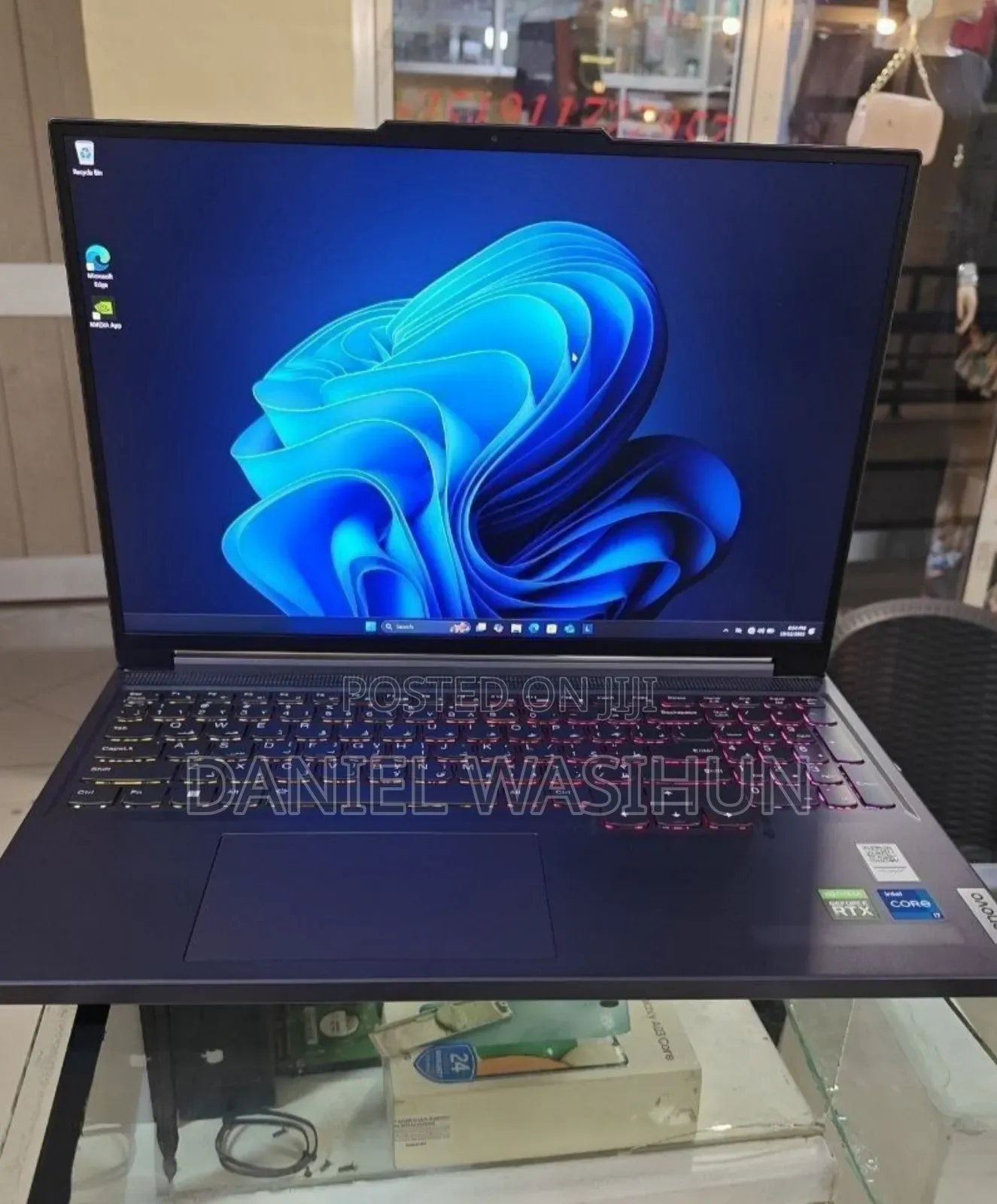 New Laptop Lenovo Legion Slim 5 16GB Intel Core i7 SSD 512GB