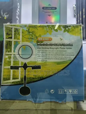 Ring Light Live Desktop Phone Holder