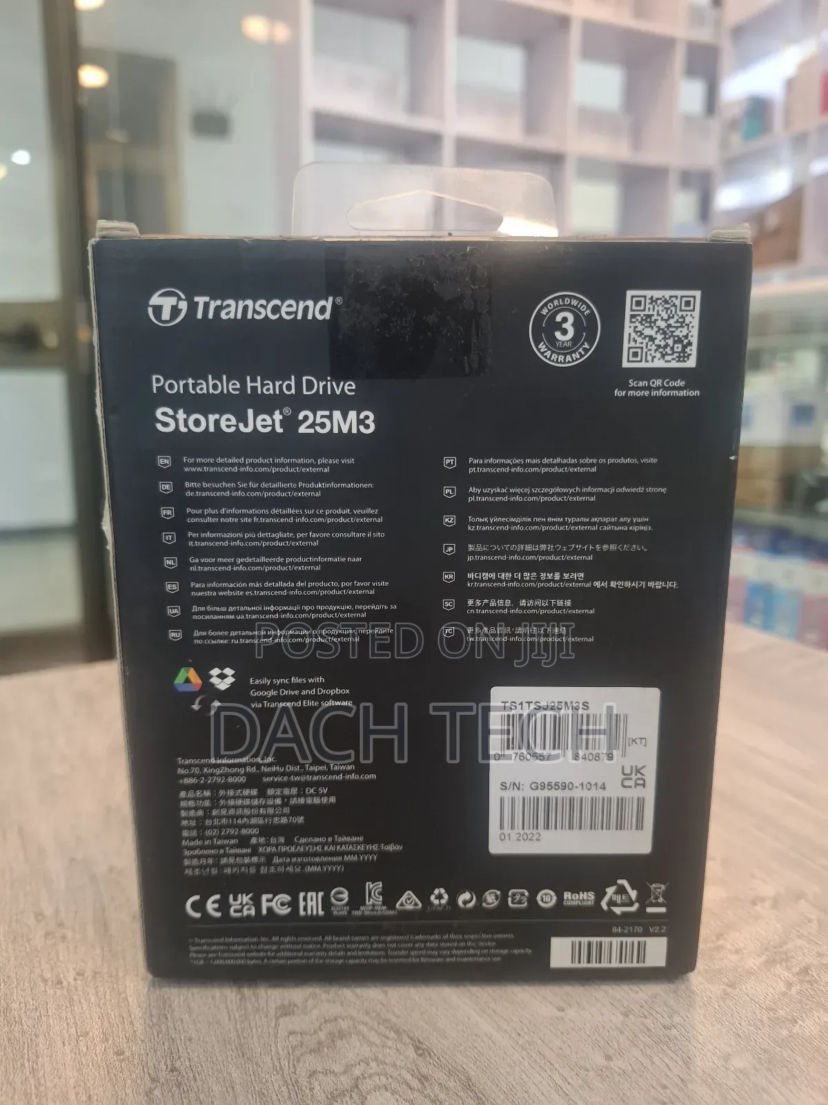 1t Transcend Hard Drive