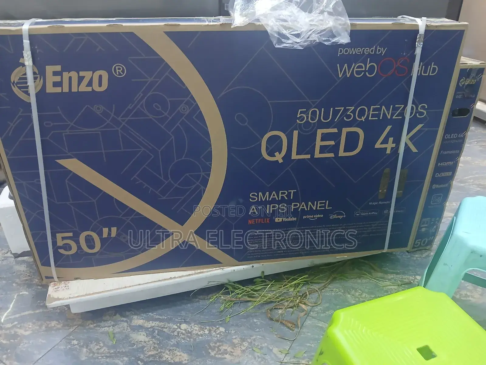 Enzo 50-Inch Qled Smart Tv (Model 50u73qenzos).50-Inch Qled
