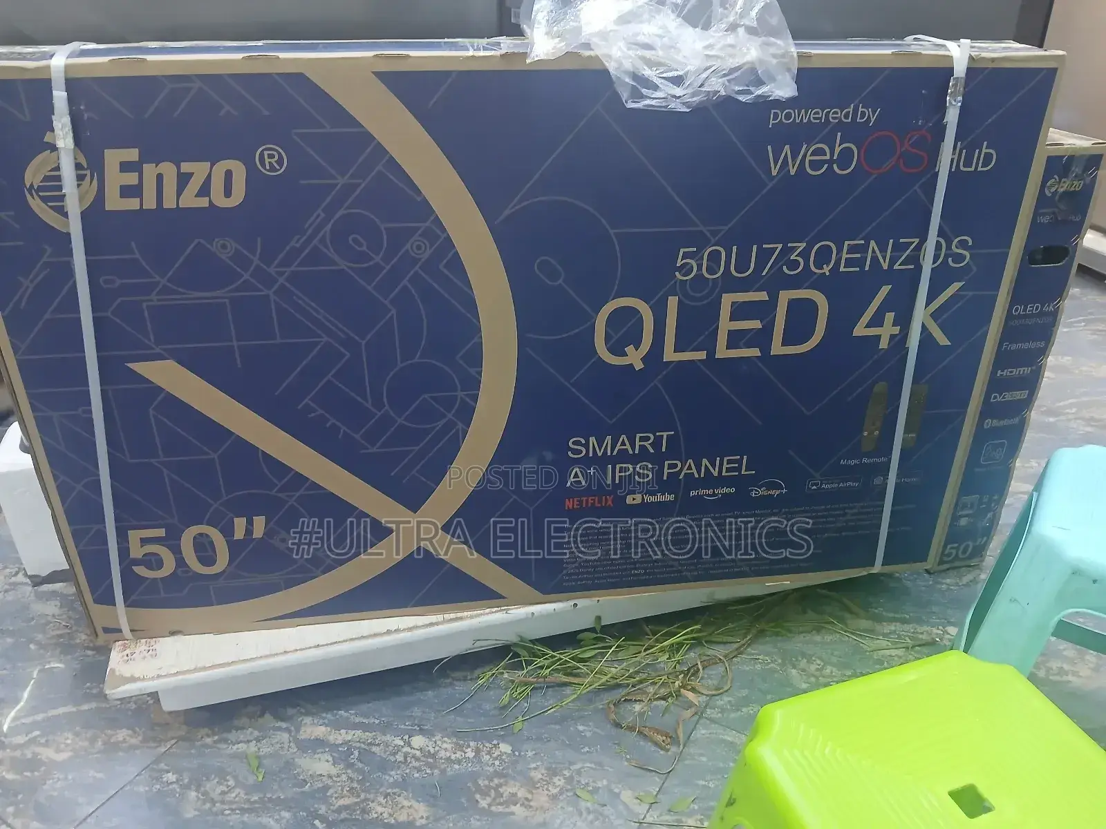Enzo 50-Inch Qled Smart Tv (Model 50u73qenzos).50-Inch Qled