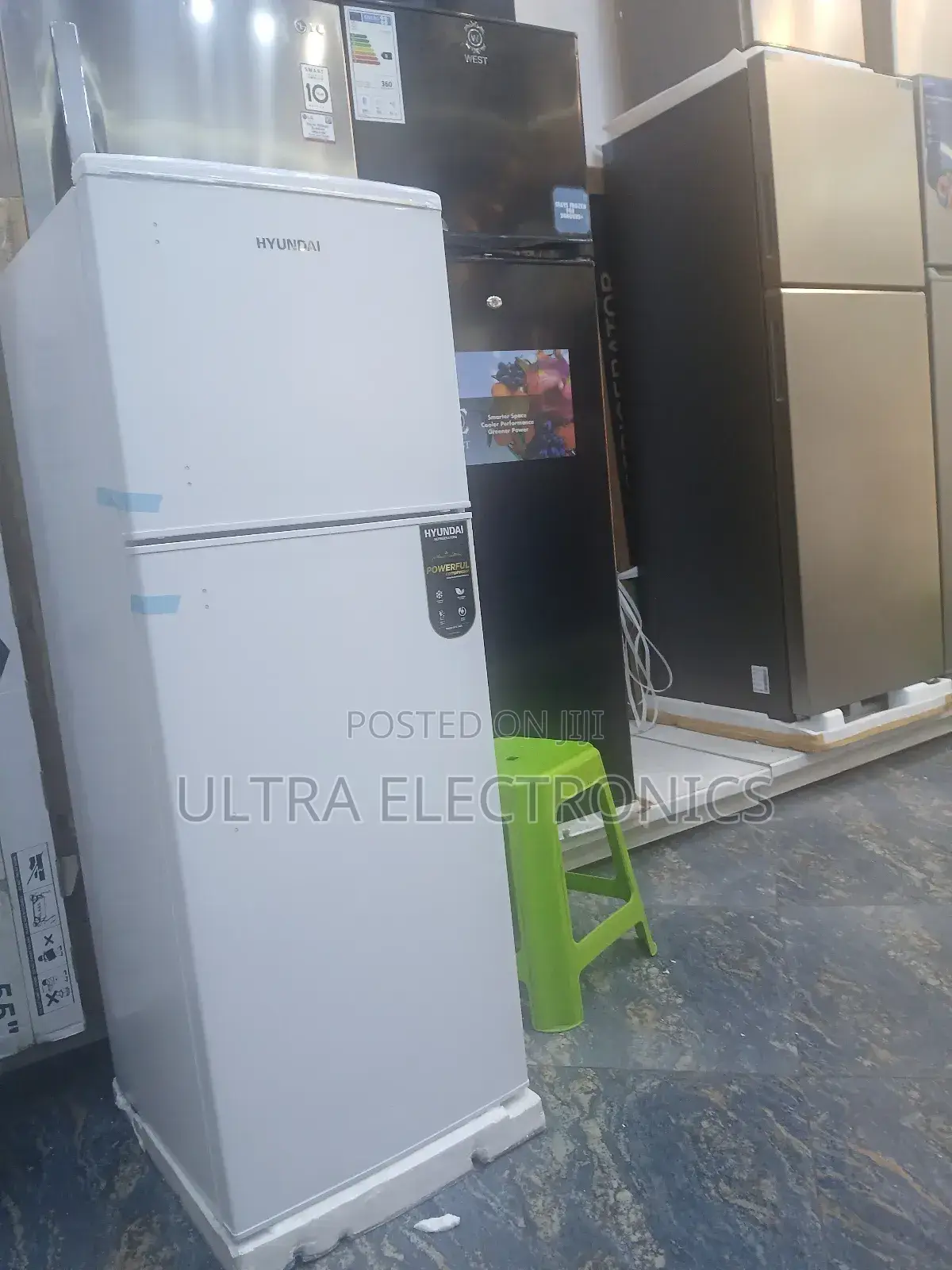 Hyundai Top-Mount Refrigerator. Type: 2-Door Refrigerator With
