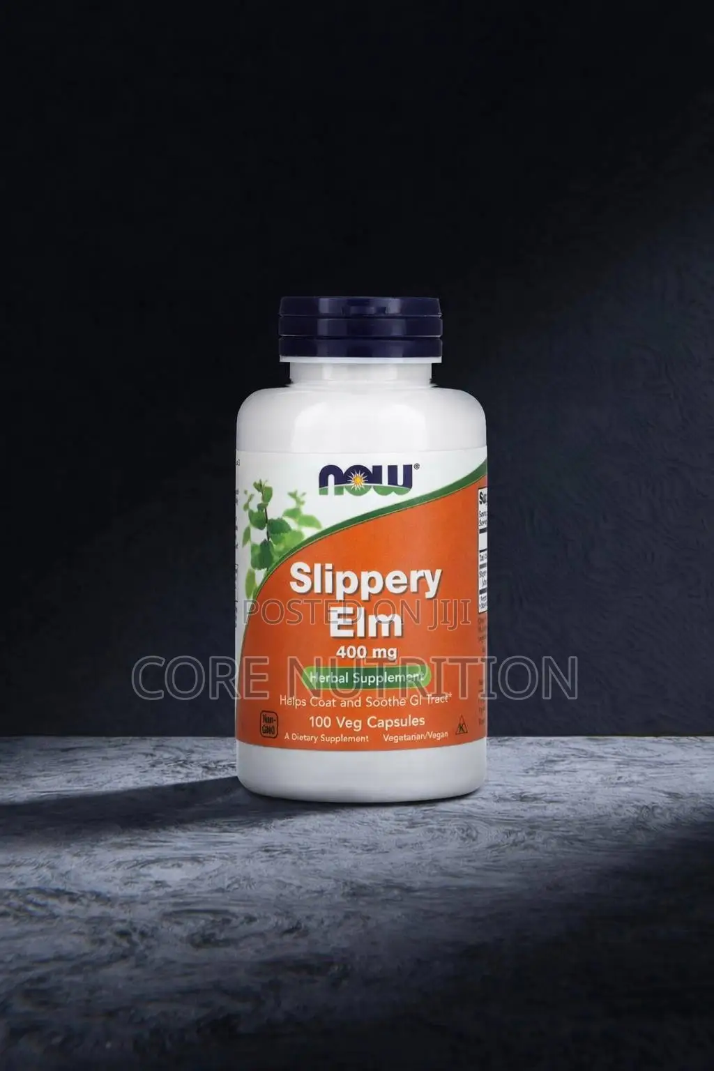 Slippery Elm , 400mg , 100 Capsules