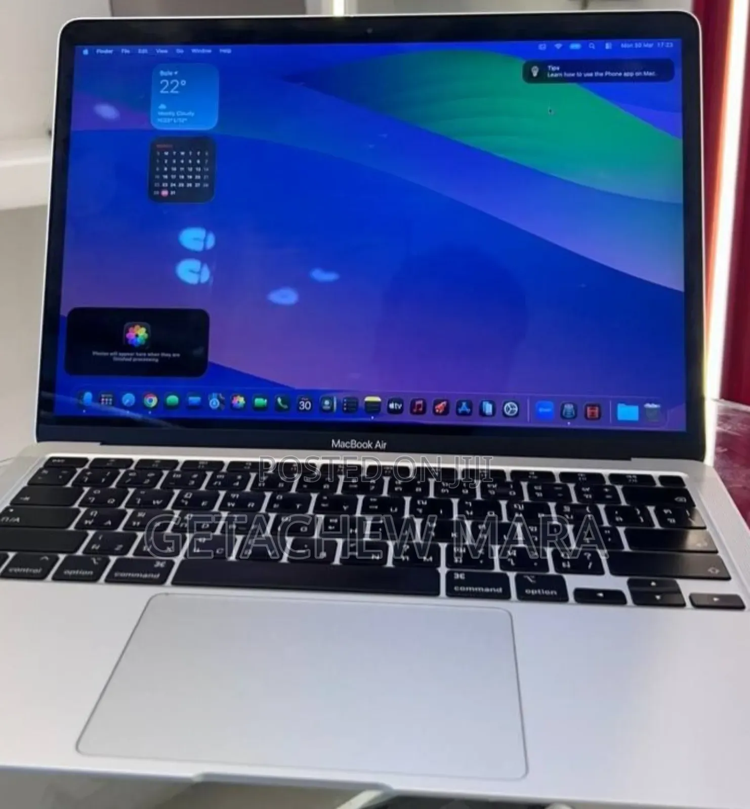 New Laptop Apple MacBook Air 2020 M1 8GB Intel SSD 256GB
