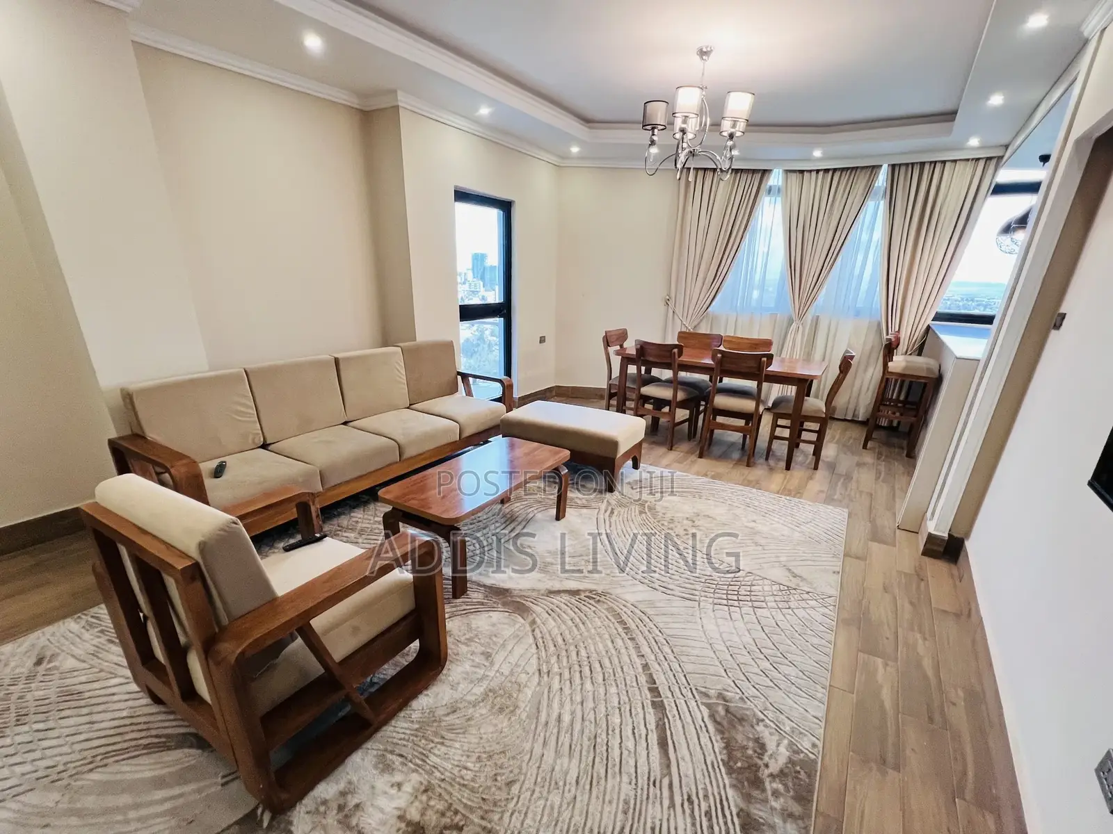 Furnished 2bdrm Apartment in Bole for rent