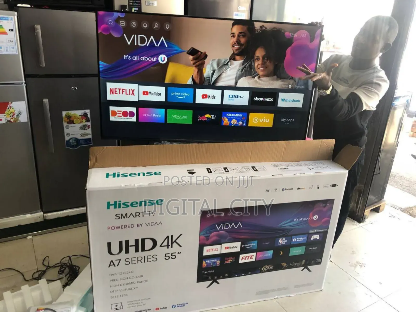 Hisense 55 Fremles Tv