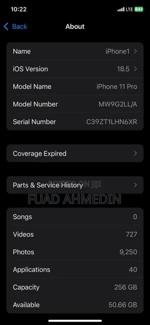 Apple iPhone 11 Pro 256 GB