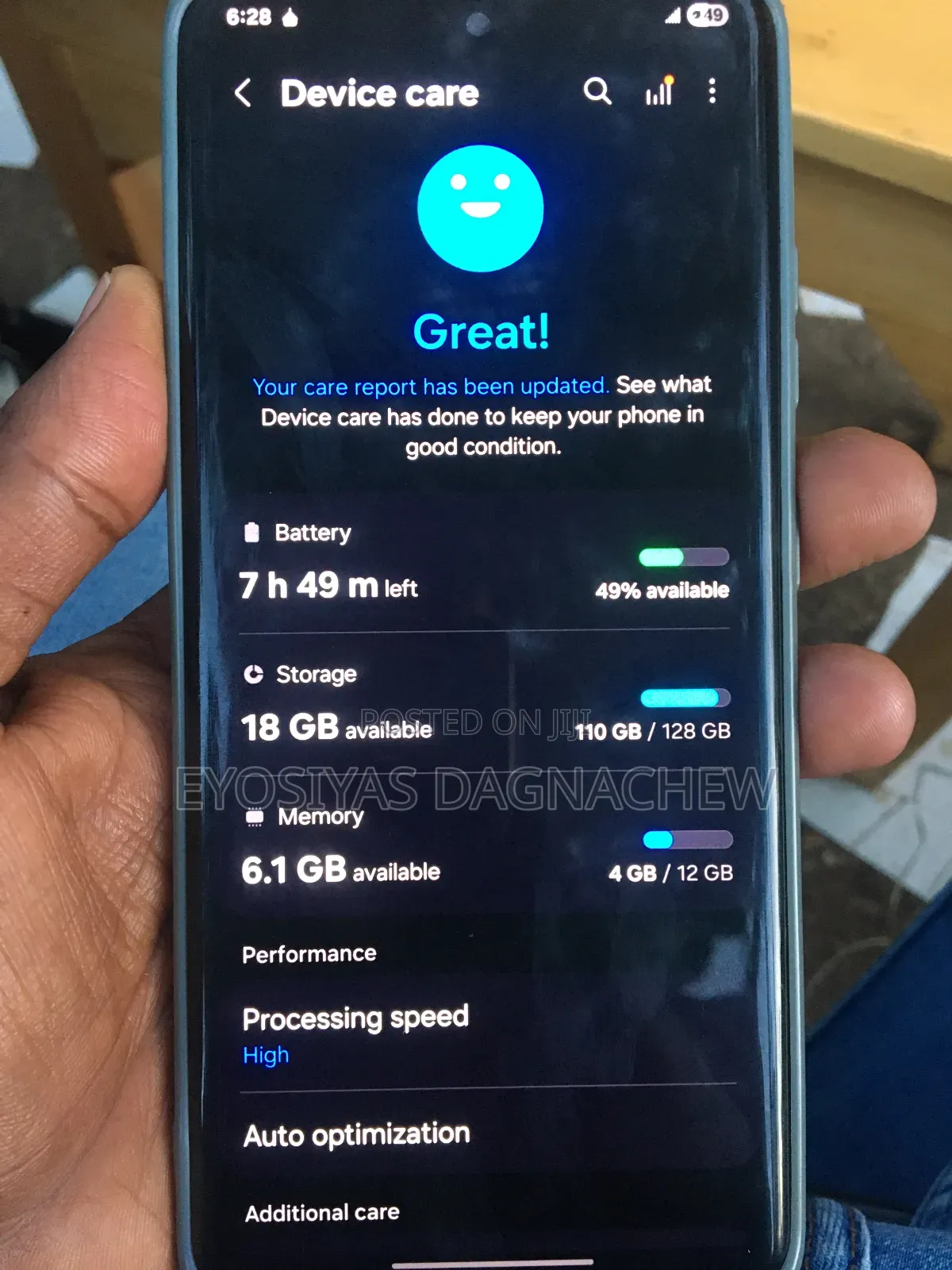 Samsung Galaxy S21 Ultra 5G 128 GB Black