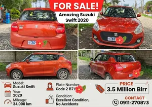 Suzuki Swift 2020 Orange