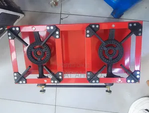 2-Burner Commercial or Industrial Table-Top Gas Stove