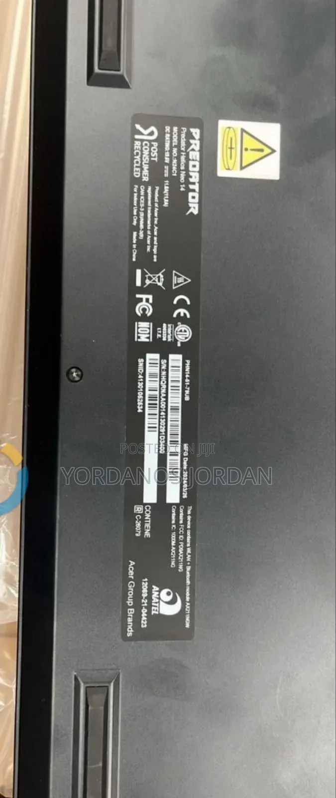 New Laptop Acer Predator Helios Neo 14 16GB Intel Core Ultra 7 SSD 1T