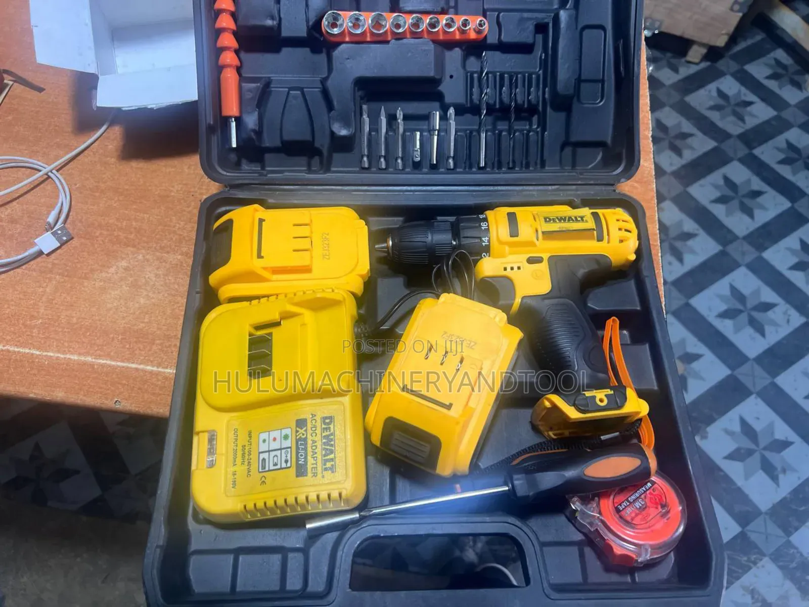Rechargeable Cordless Drill Tool Kit