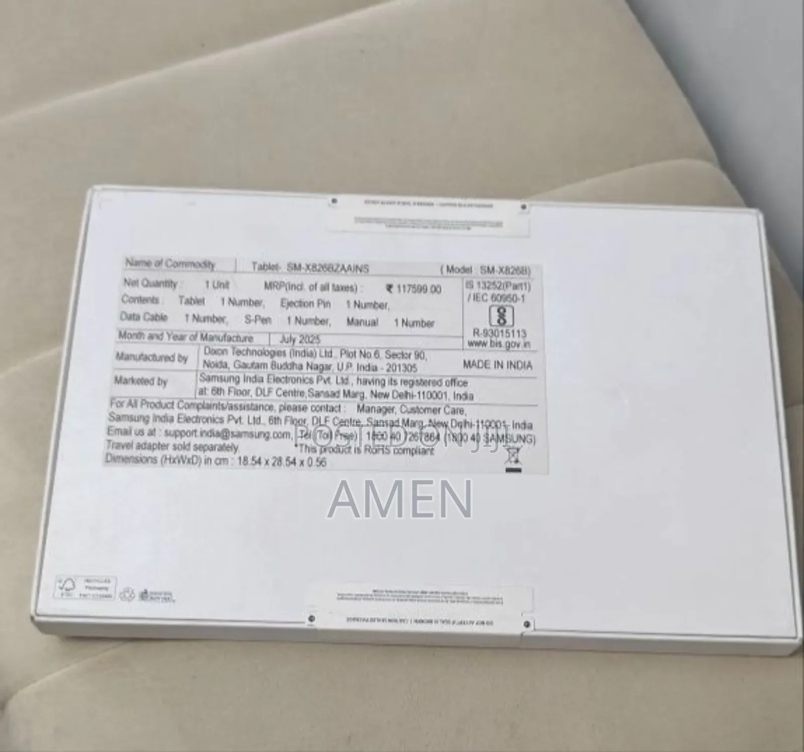 New Samsung Galaxy Tab S10 Lite 256 GB