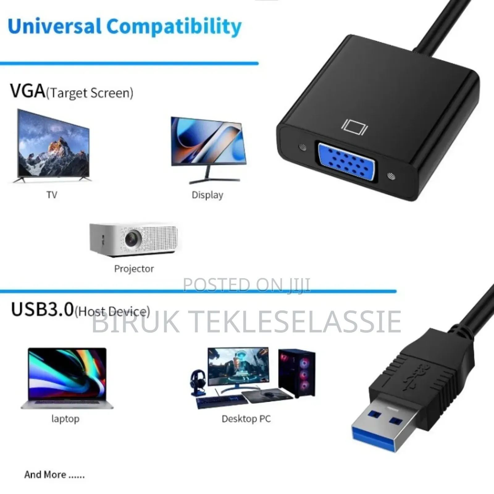 3.0 Usb to Vga Adapter Converter