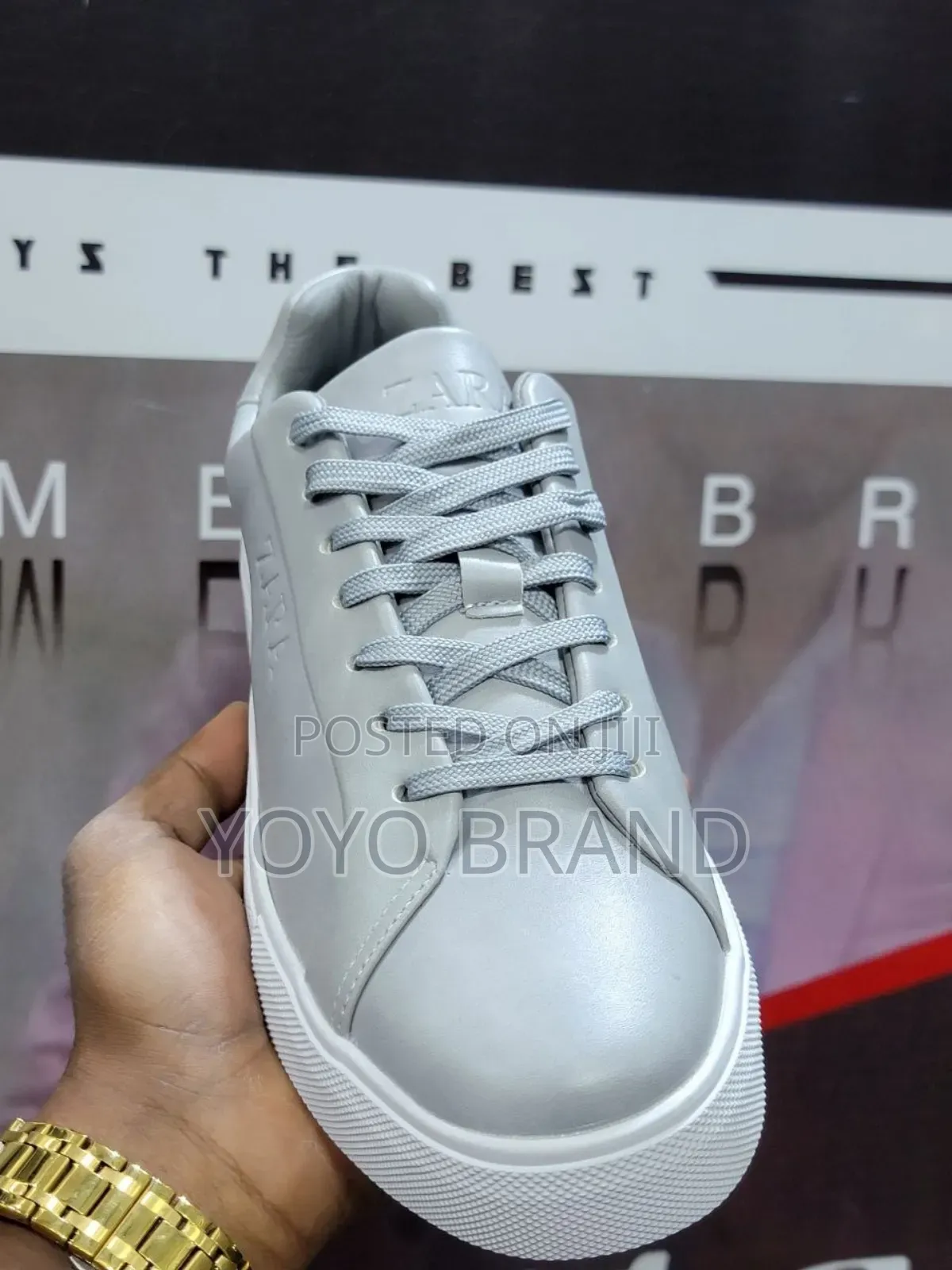 New Arrival Zara Gray Lather Fashion.Shoee