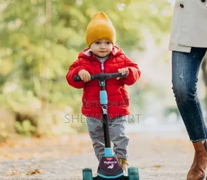 Scooter With Adjustable Height Handlebar, Sturdy Frame Large All