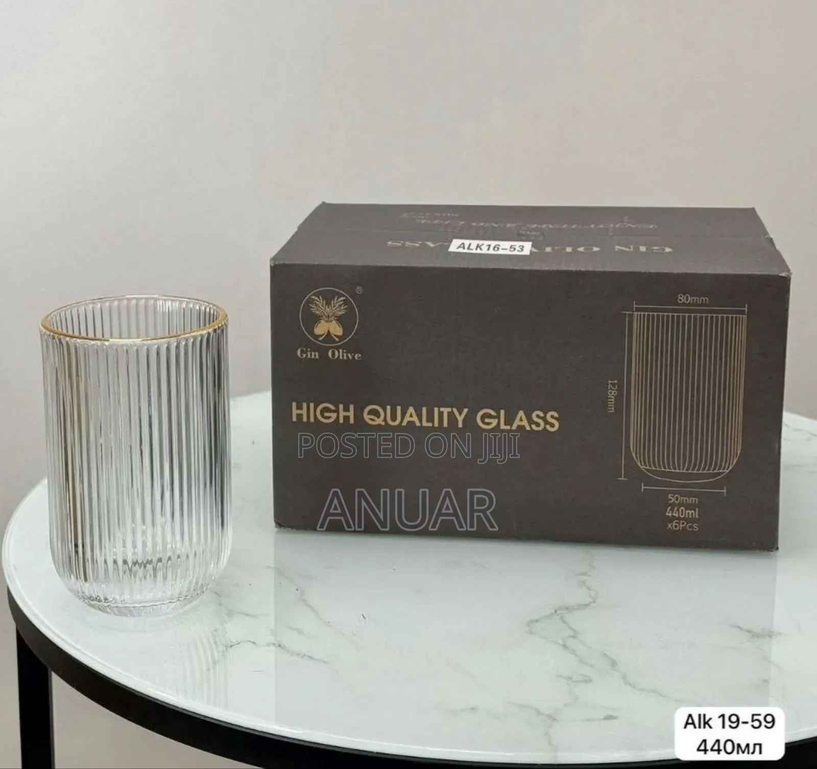 Gin Olive Glassware