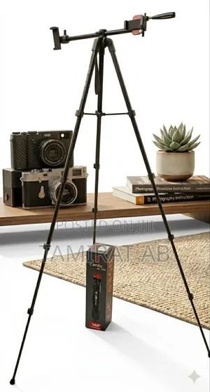 Candc Dc-6360 Professional Tripod With Boom Arm