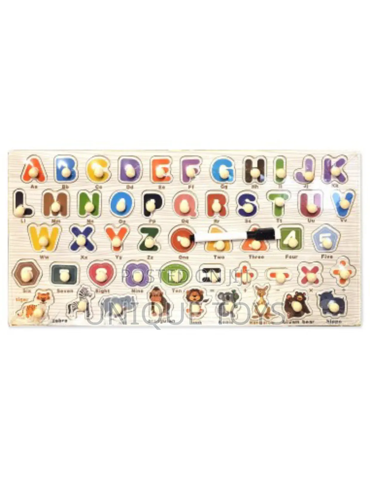 Multifunctional Wooden Learning Board – All-in-One Education Fun