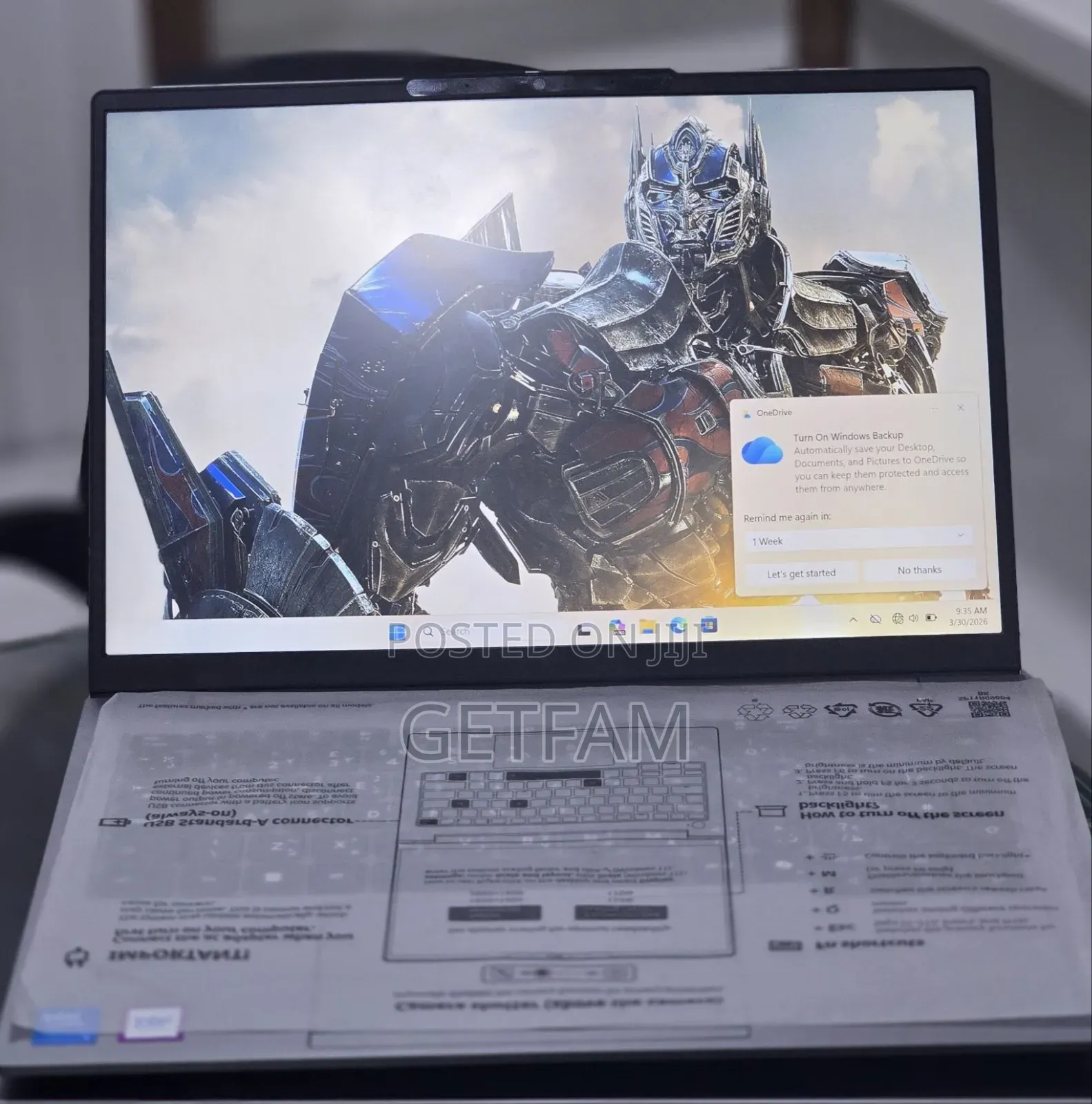 New Laptop Lenovo Ideapad 3 16GB Intel SSD 512GB