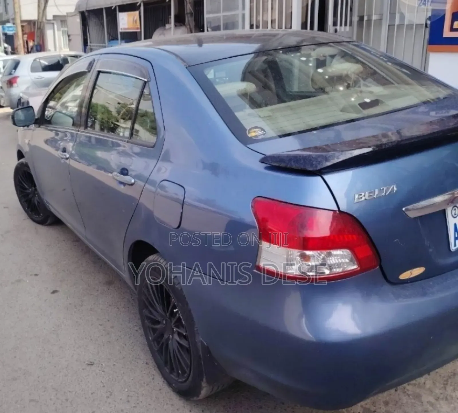 Toyota Belta 2008 Blue