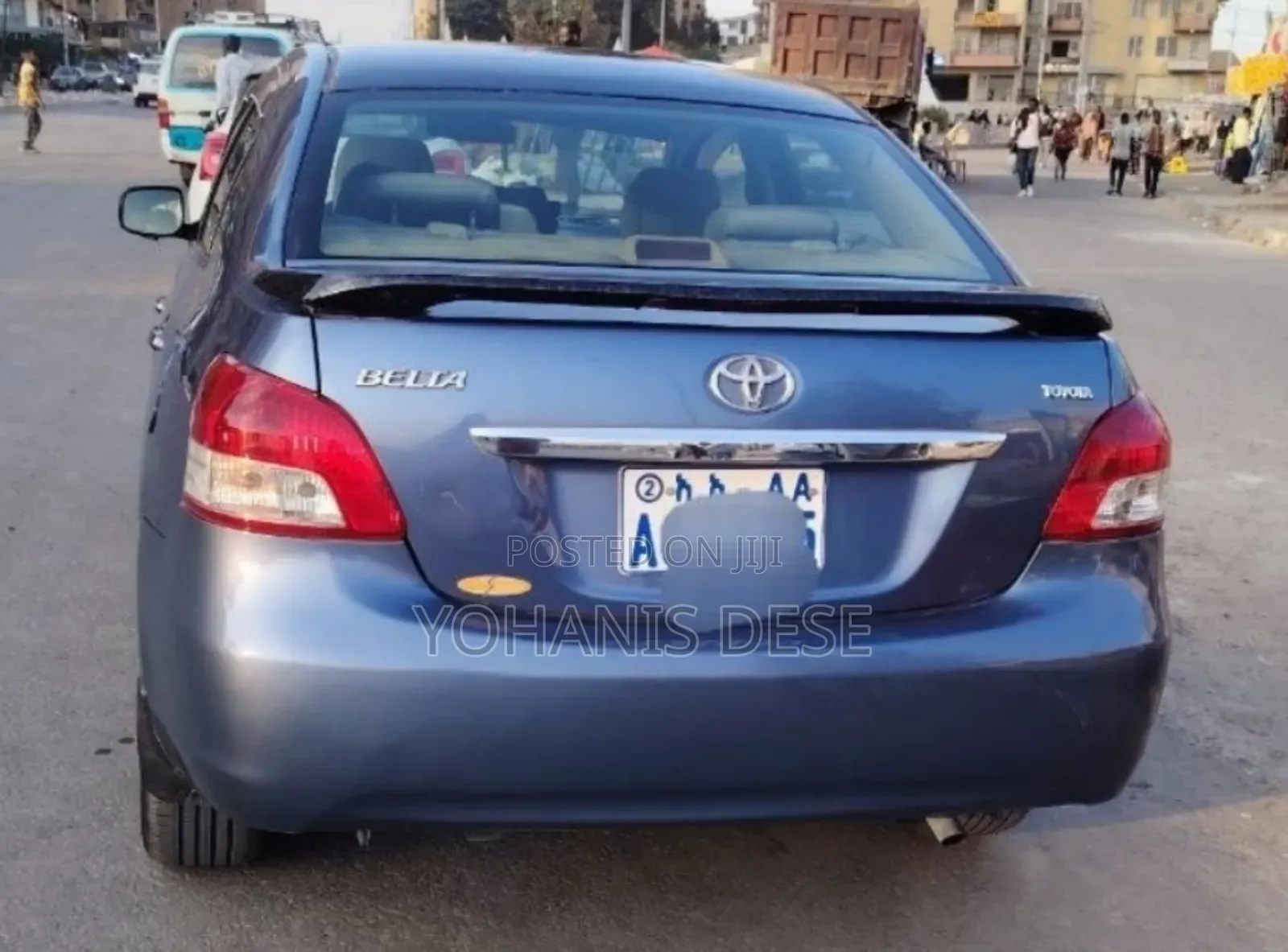 Toyota Belta 2008 Blue