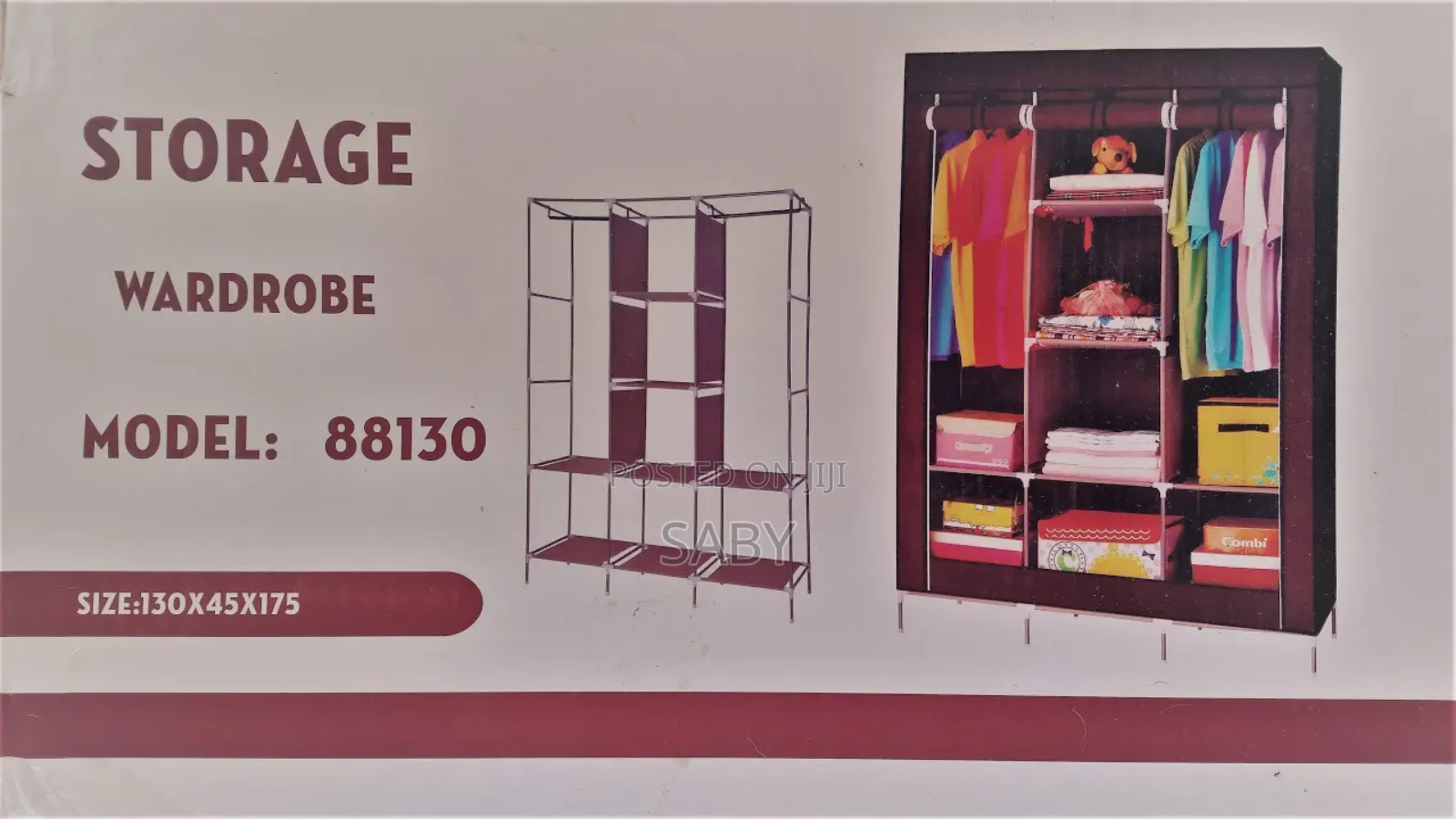 3layer Cloth Shelf(Wardrobe)