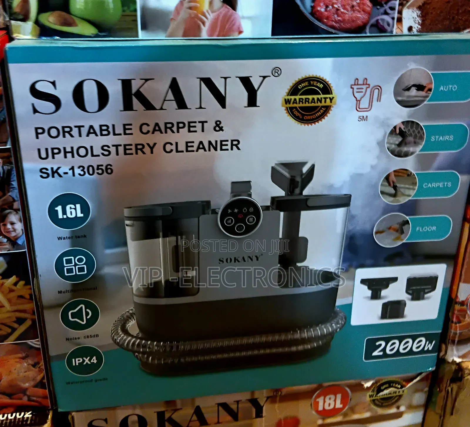 Sokany Portable Carpet Upholstery Cleaner 1.6l Vacuum