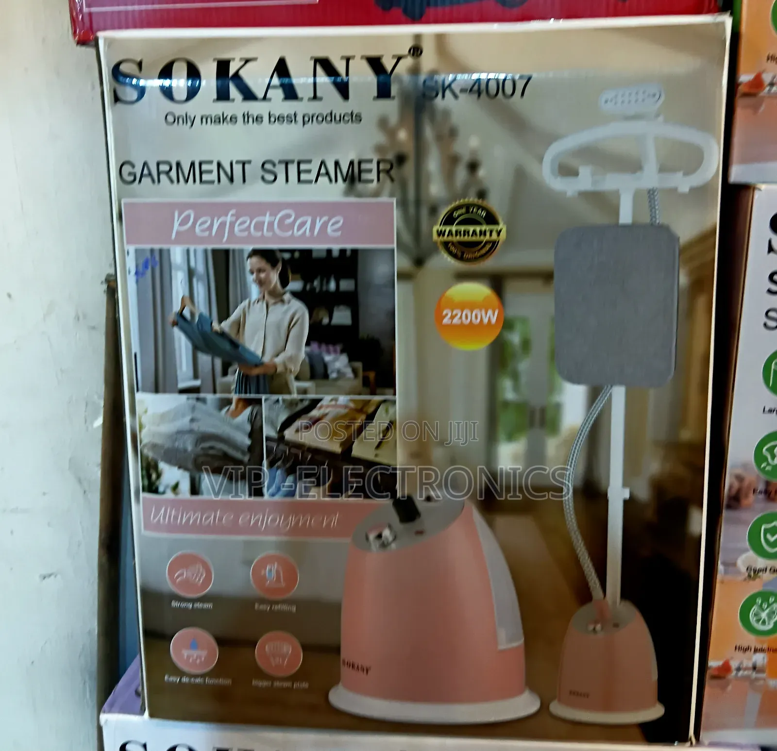 Sokany Garment Steamer Heavy-Duty Vertical Steamer Designed for Home