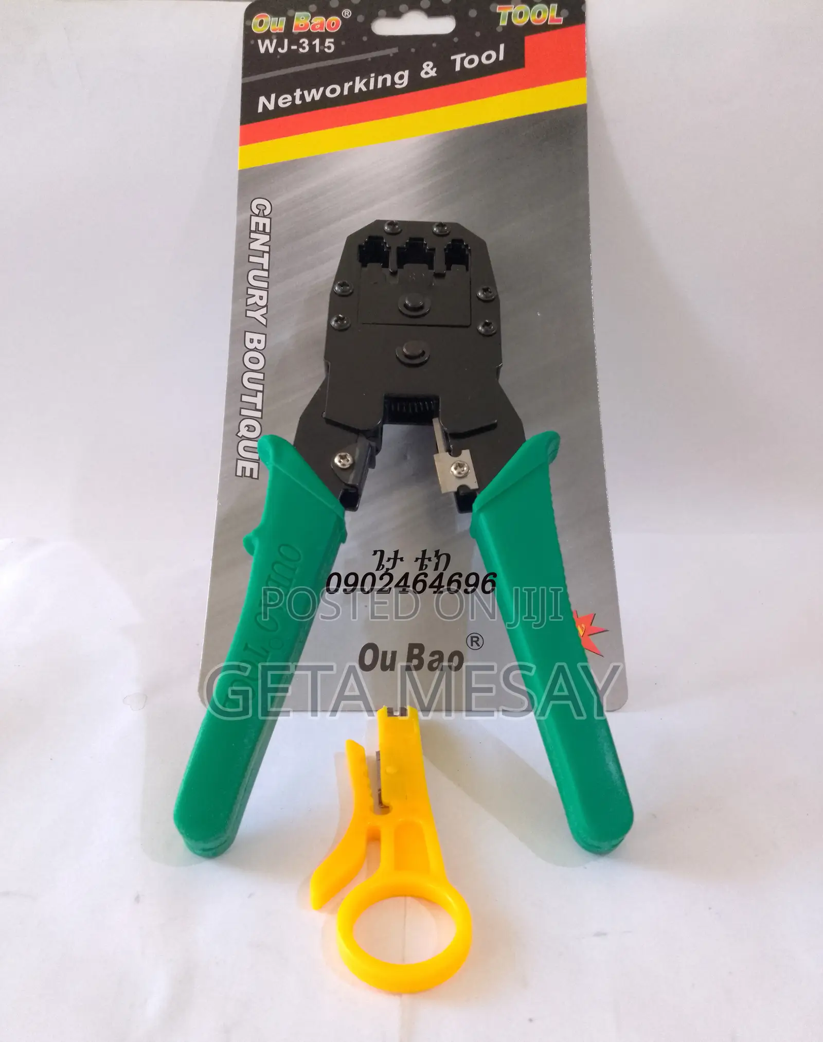 Professional Rj45 Network Cable Crimping Tool Tester Kit