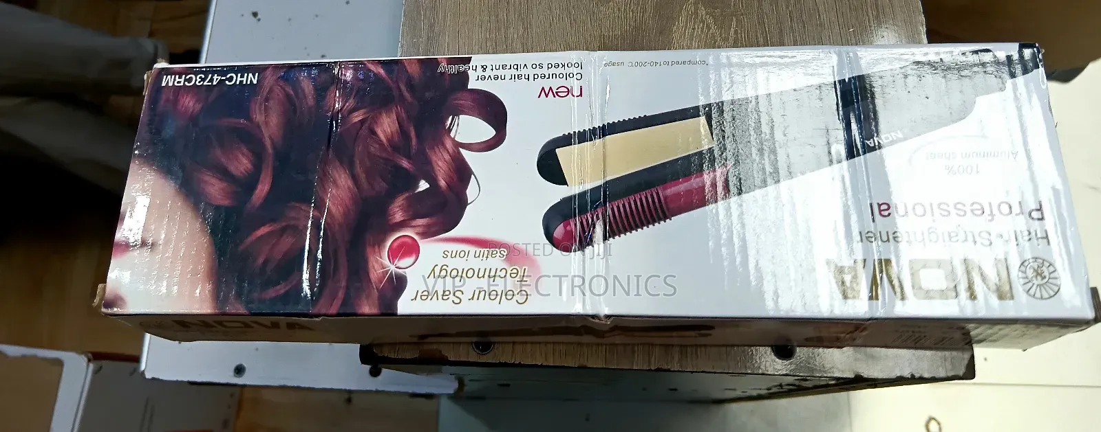 Nova Professional Hair Straightener Curler (Nhc-473crm) – Colour