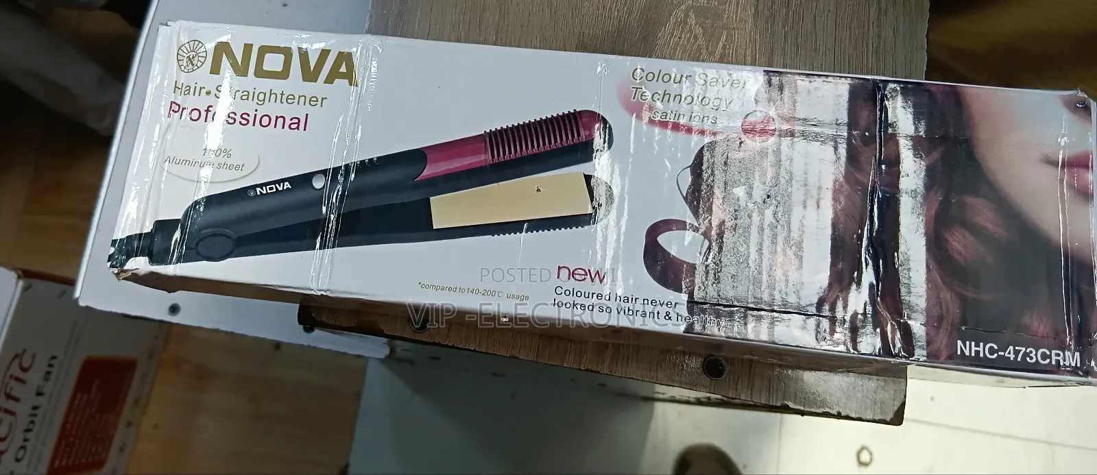 Nova Professional Hair Straightener Curler (Nhc-473crm) – Colour