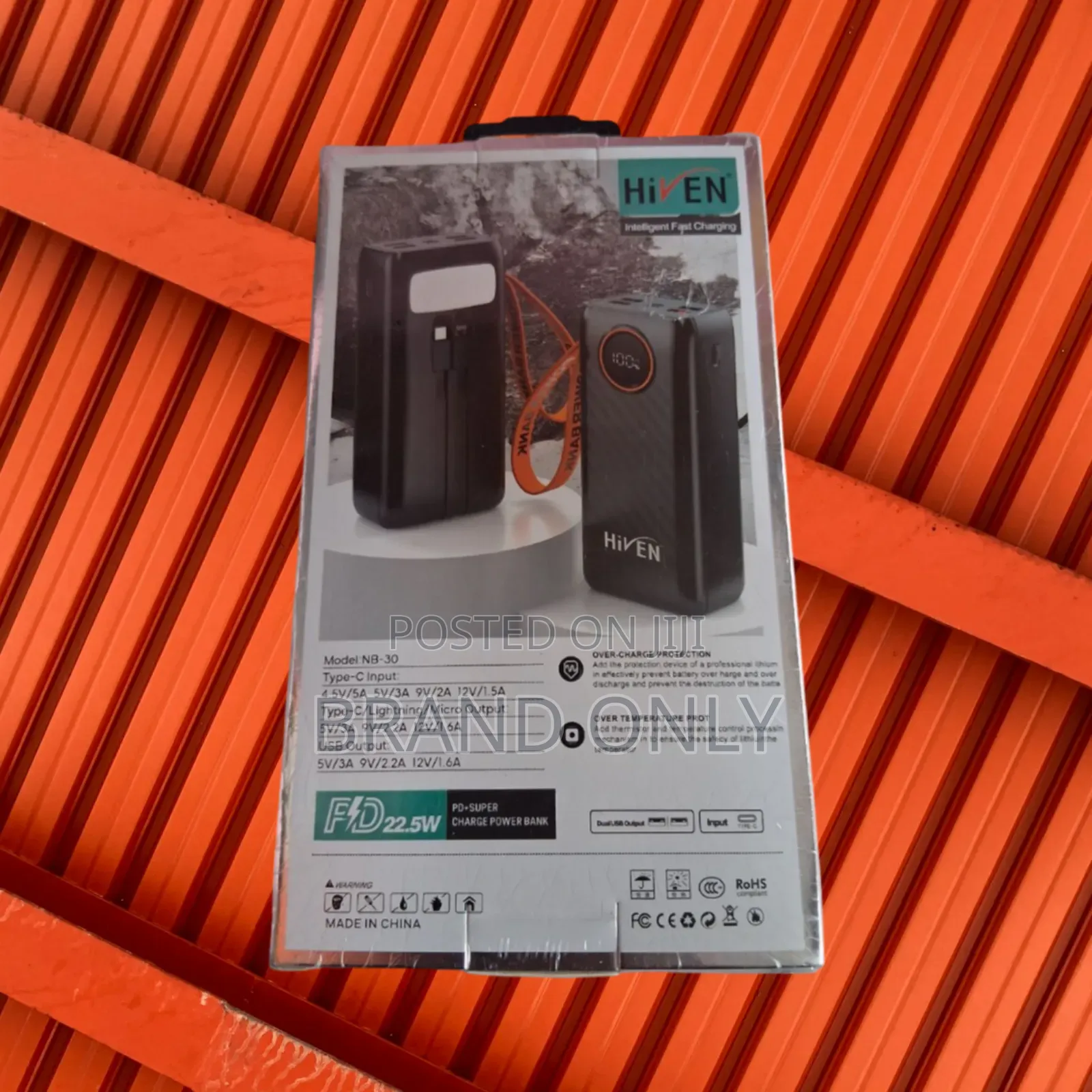 High-Speed Hiven Nb-30 30,000mah Pd Charger